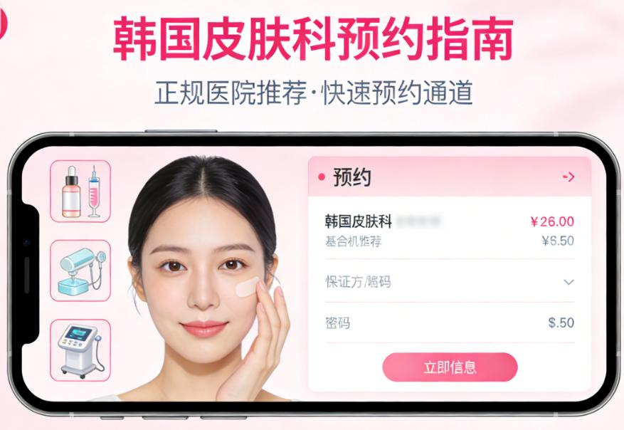 2026赴韓必看:韓國皮膚科怎麼預約?手把手教你面診流程+預約管道插图4 2026赴韓必看:韓國皮膚科怎麼預約?手把手教你面診流程+預約管道插图4