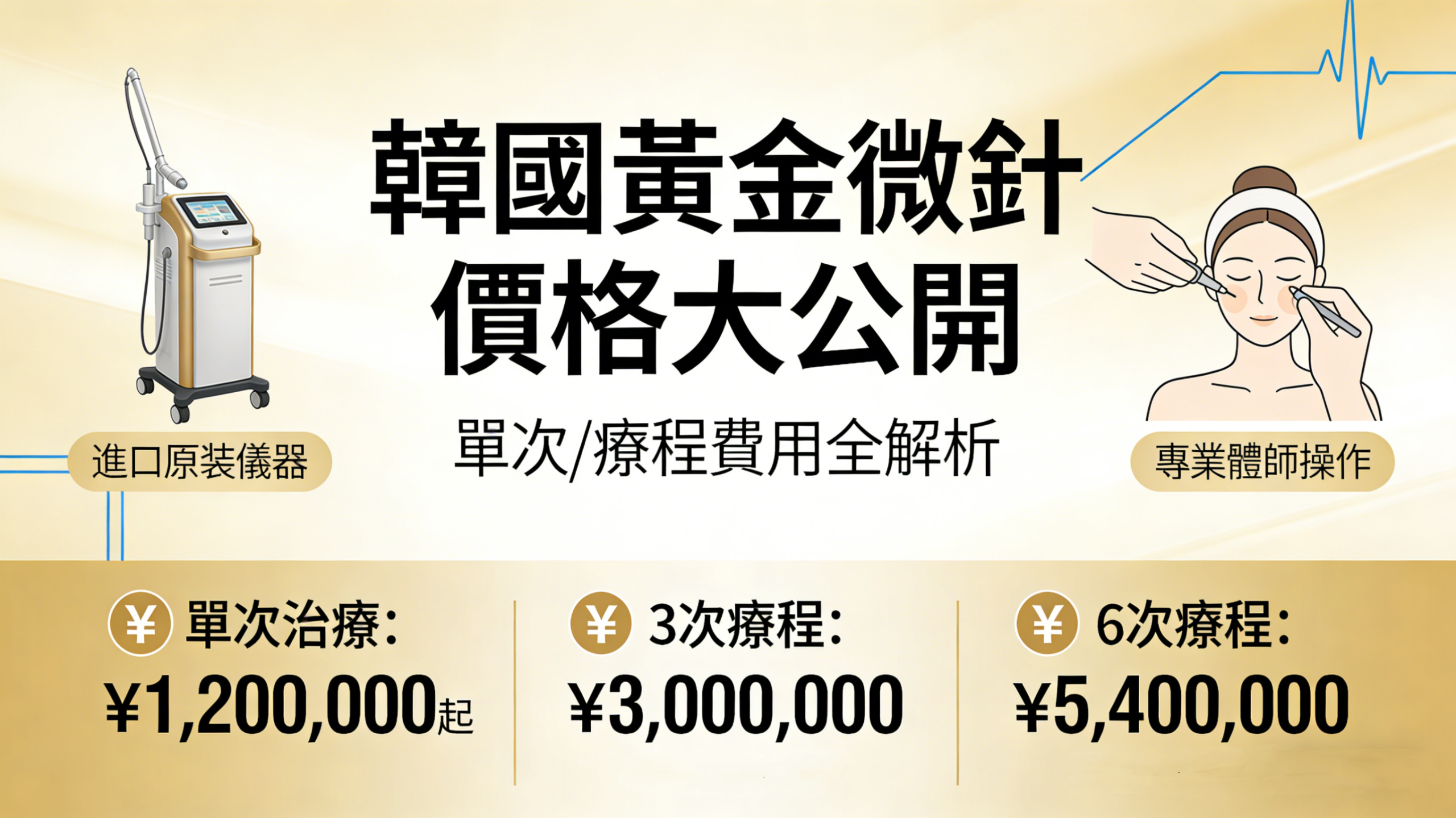 去韓國做黃金微針多少錢？首爾探店真實物價，不看怕你被宰缩略图